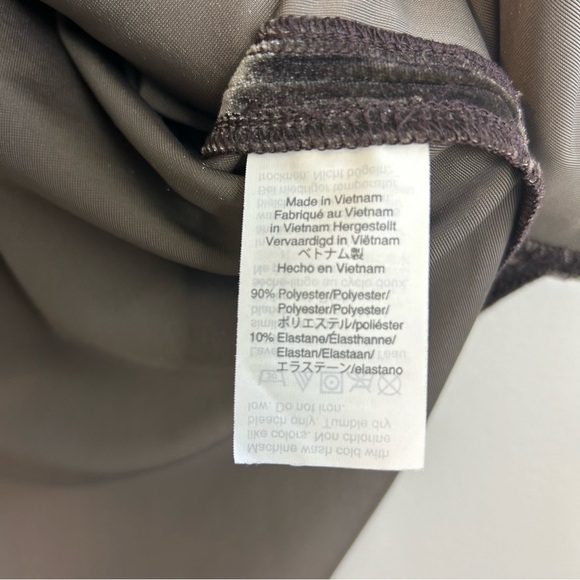 Madewell Velvet Grey Short Sleeve Butterfly Blouse Size Small - Picture 12 of 12